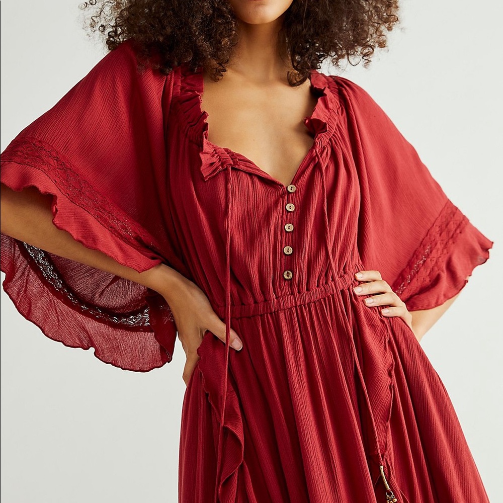 Free people boho maxi dress